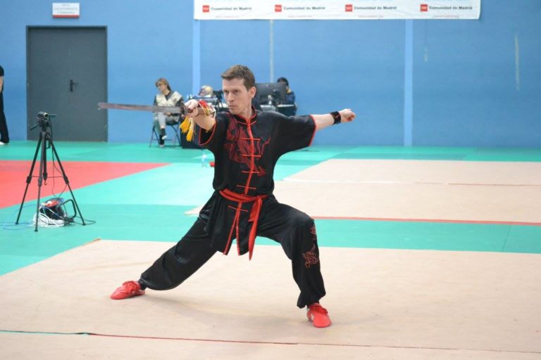 Artes marciales wushu sable